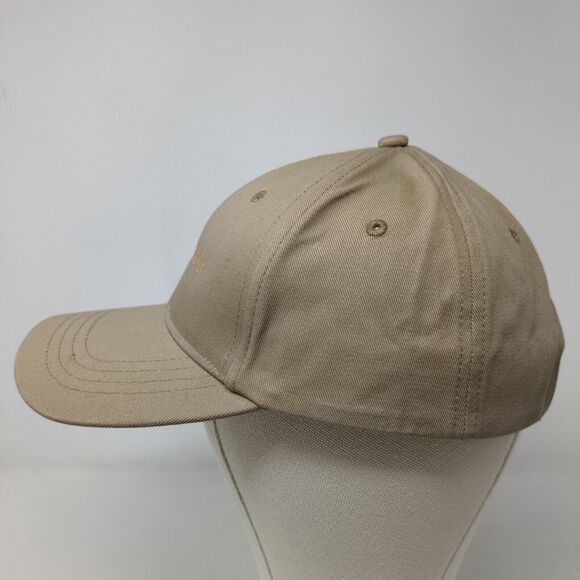 Lands' End Men's Strapback Hat Tan Size OS Embroidered Hopscotch Air Logo - Picture 5 of 11